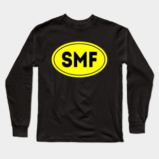 SMF Airport Code Sacramento International Airport USA Long Sleeve T-Shirt